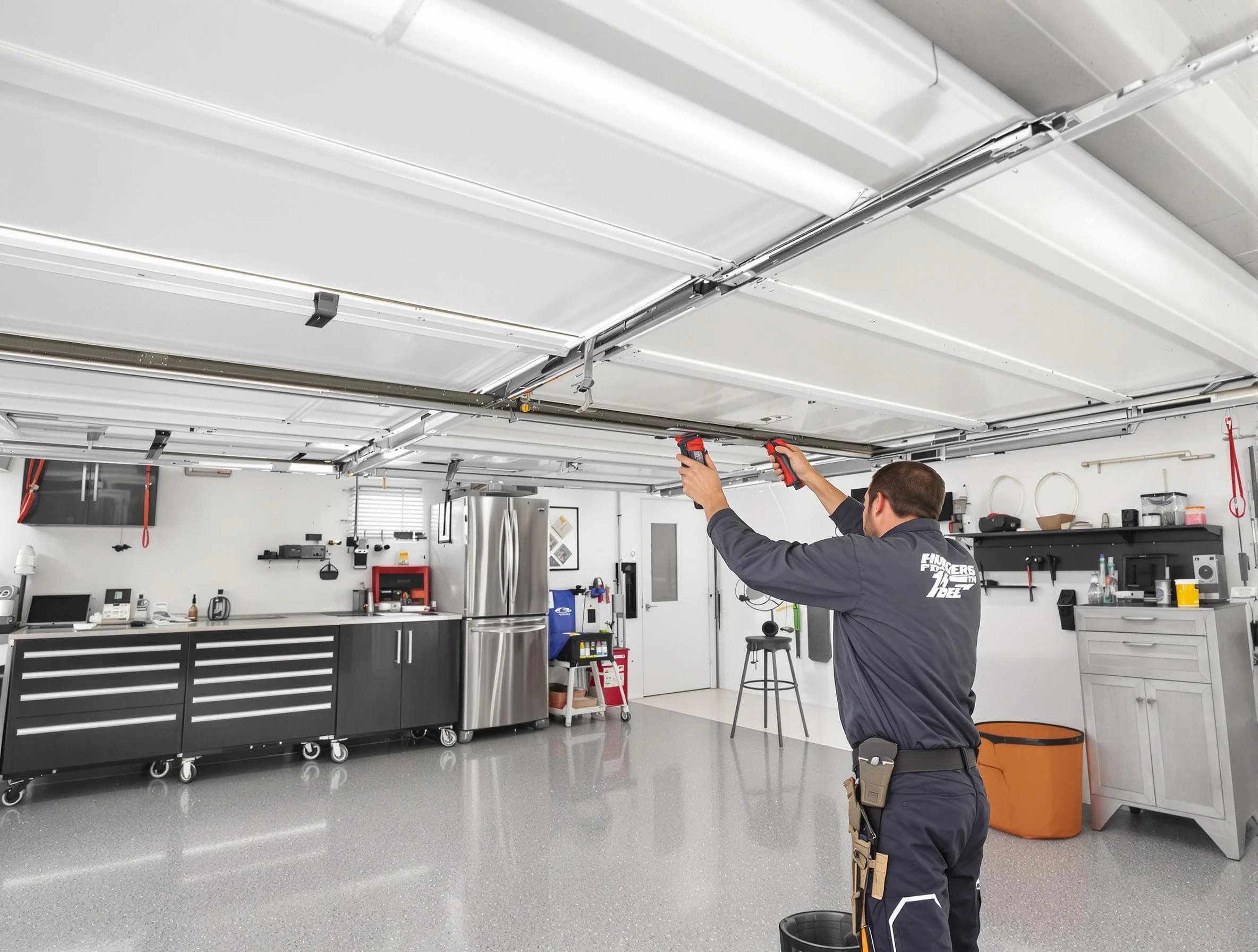 Overhead garage door repair service by Clanton Garage Door Repair in Clanton