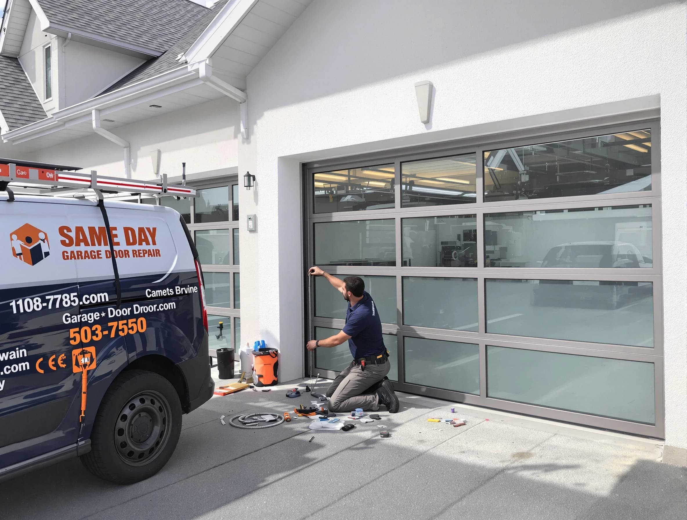 Same-day garage door repair service by Clanton Garage Door Repair in Clanton