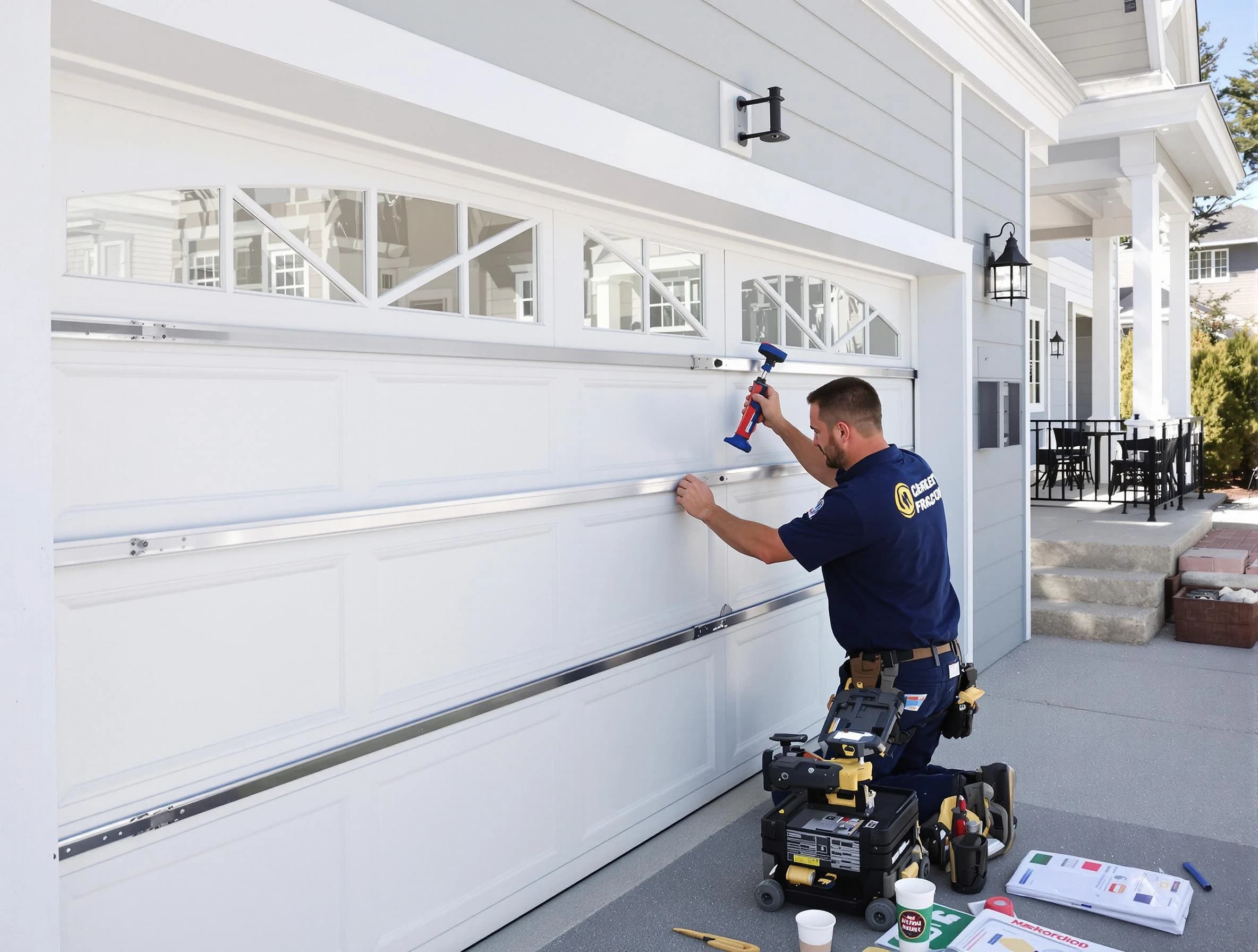Professional garage door installation by Clanton Garage Door Repair in Clanton