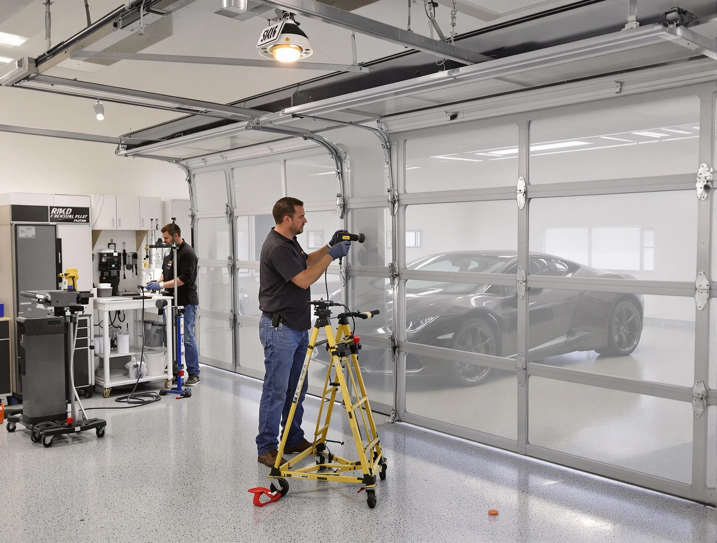 Garage Door Dents Repair in Clanton