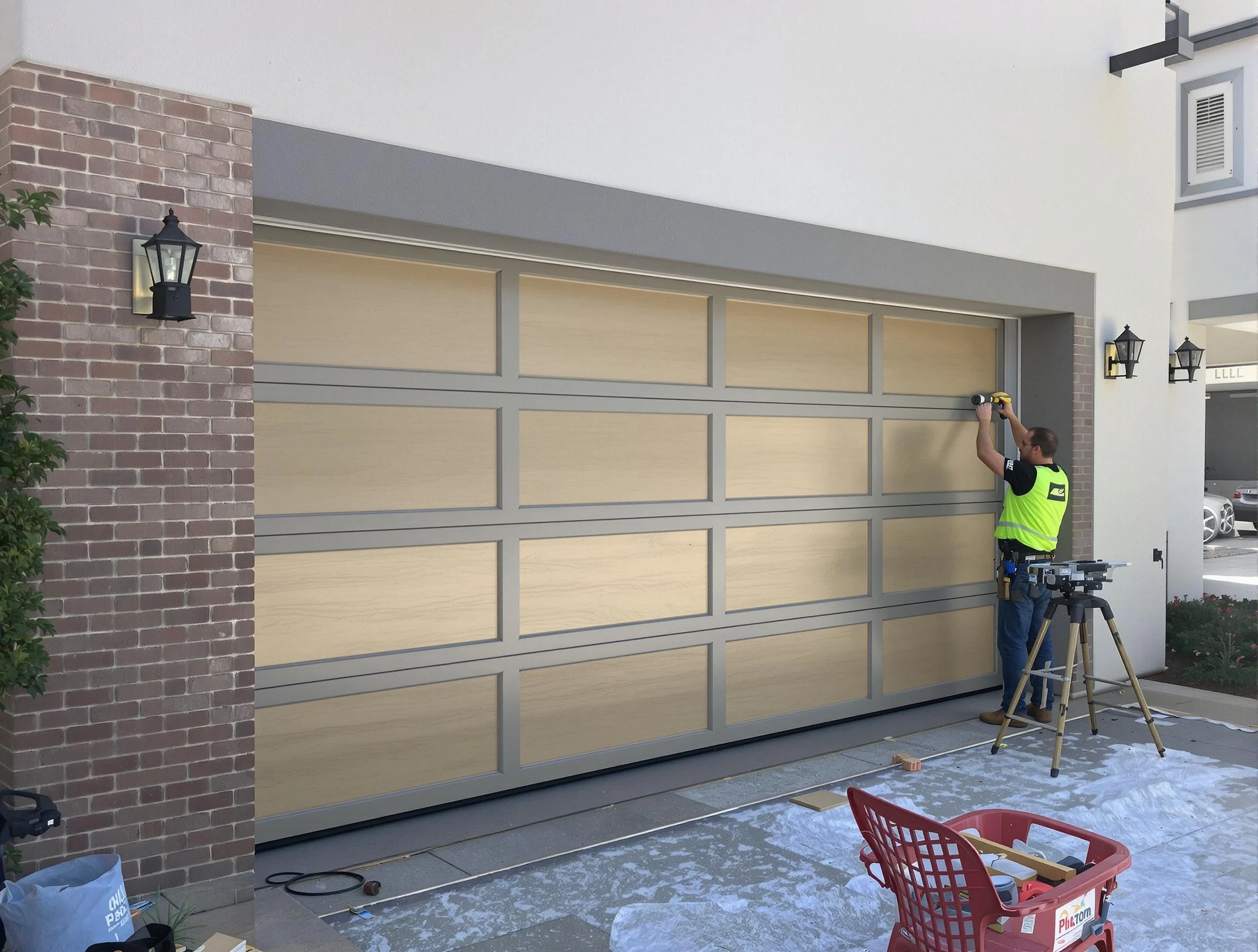 Garage door replacement service by Clanton Garage Door Repair in Clanton