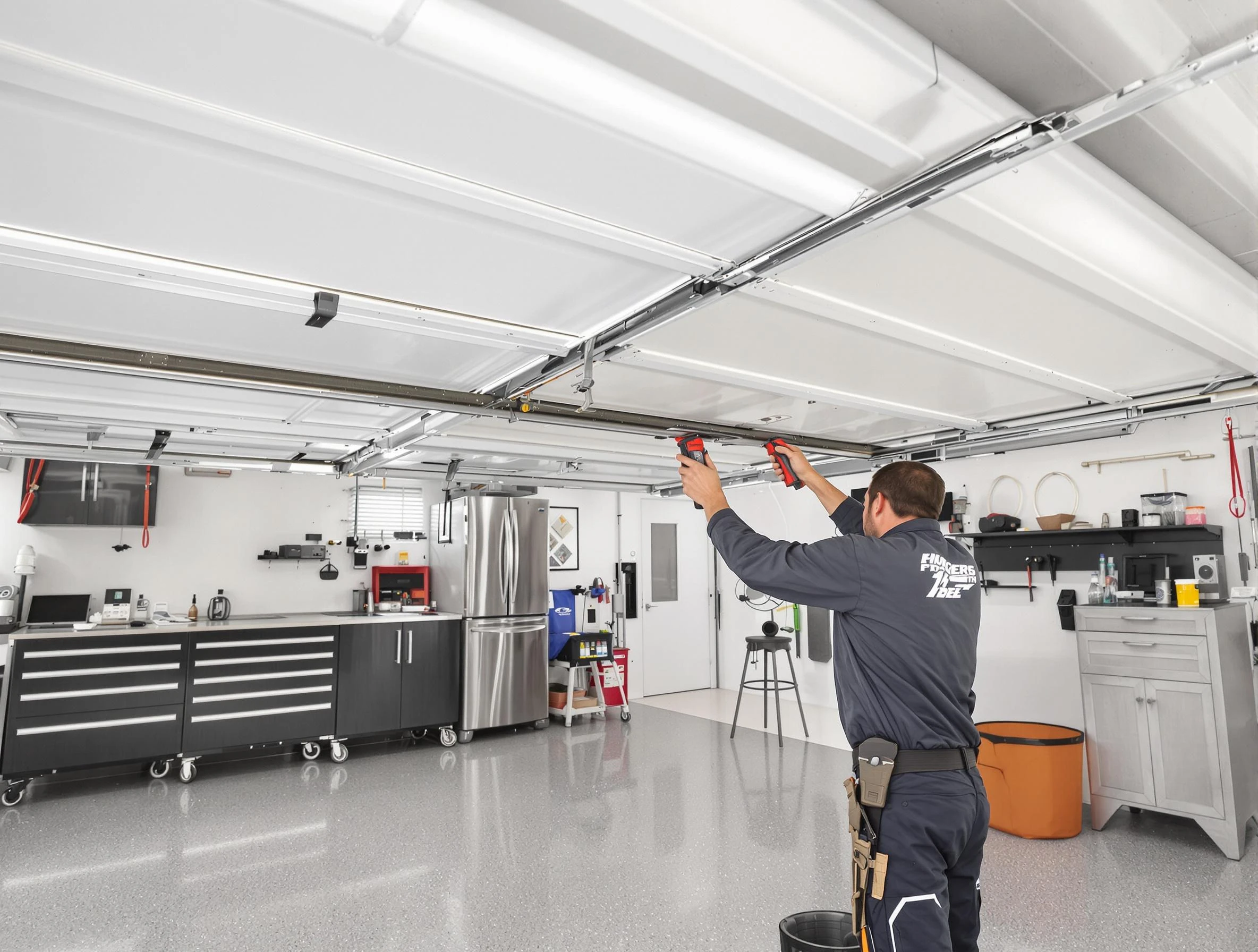 Overhead garage door repair service by Clanton Garage Door Repair in Clanton