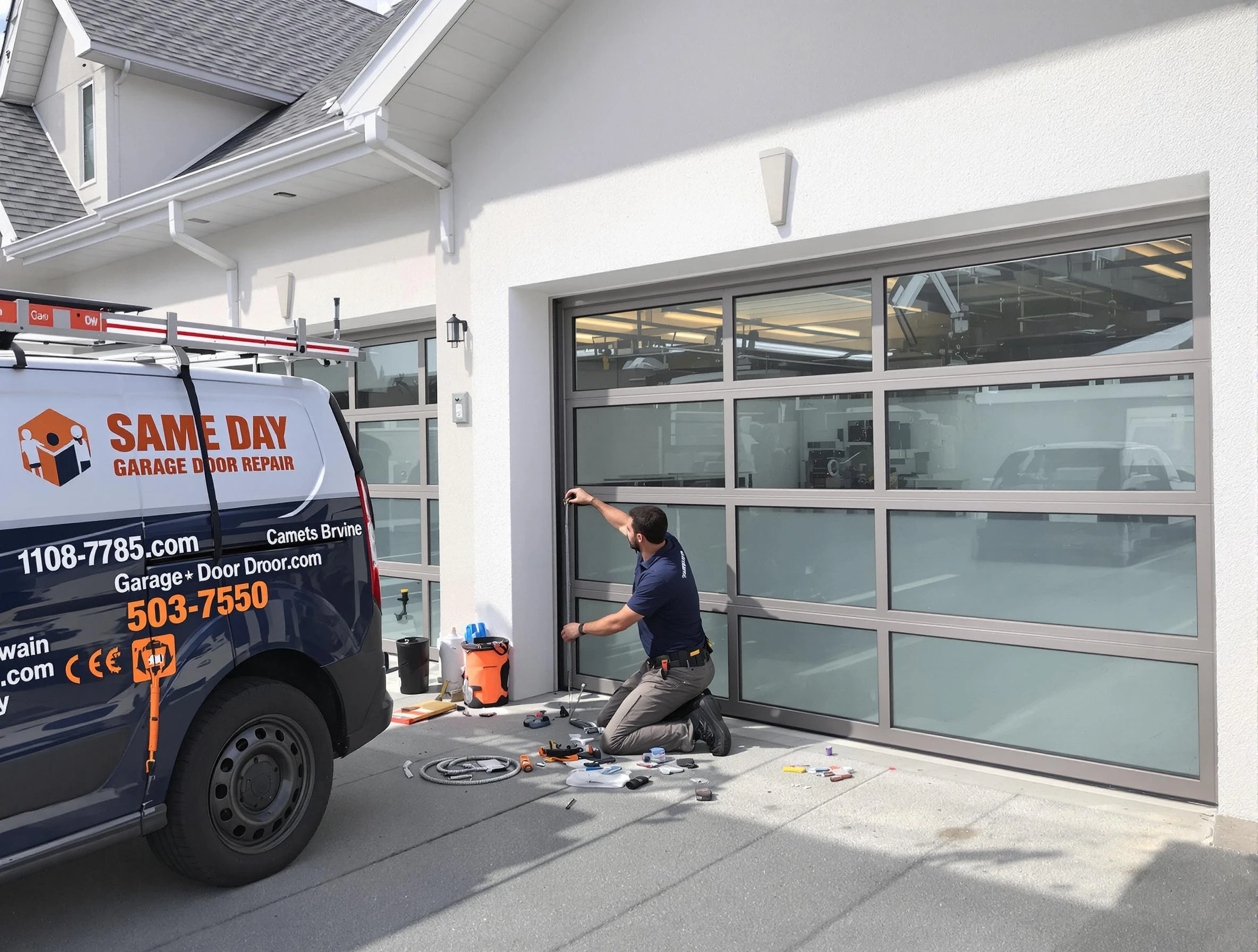 Same-day garage door repair service by Clanton Garage Door Repair in Clanton
